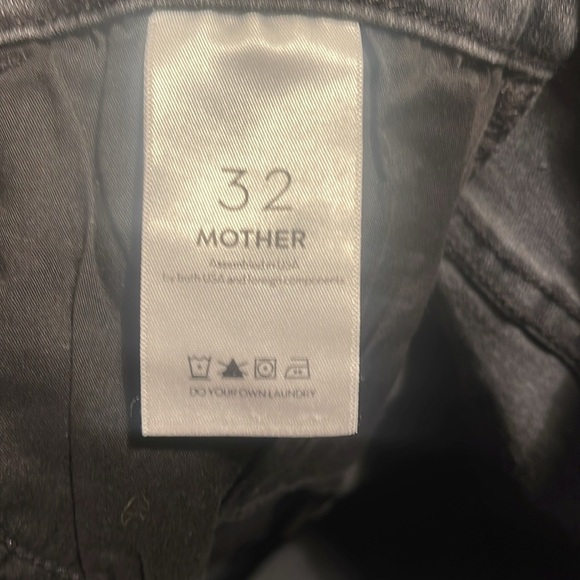 MOTHER “The hustler” Gray (lighting up lanterns stretch Straight Leg Jeans 32 - Picture 5 of 5